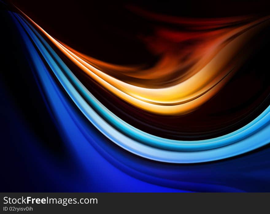 Abstract background with twirl pattern