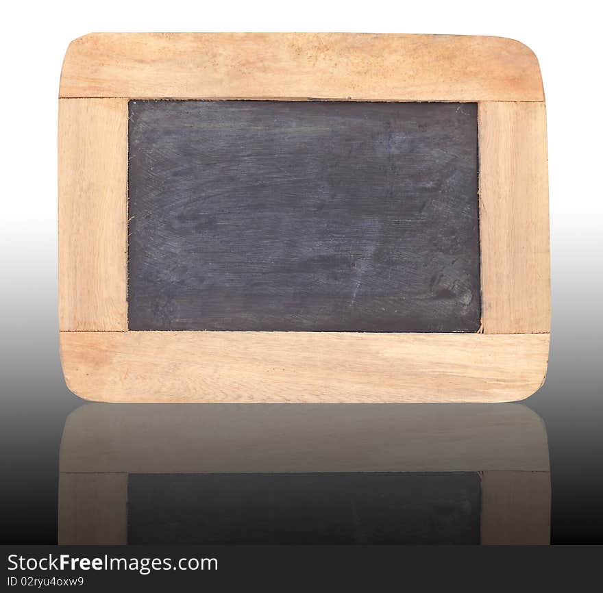 Blackboard,   Isolated On White Background