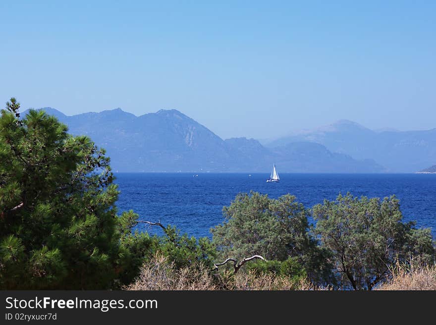 Mediterranean seascape