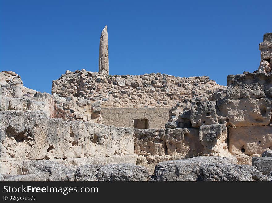 Columns of Acropolis ruins, Athens, Greece. Columns of Acropolis ruins, Athens, Greece