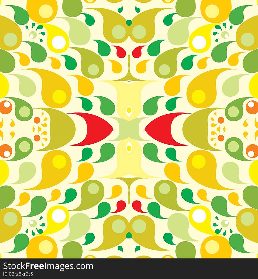 Vector background with a psychedelic pattern. Vector background with a psychedelic pattern