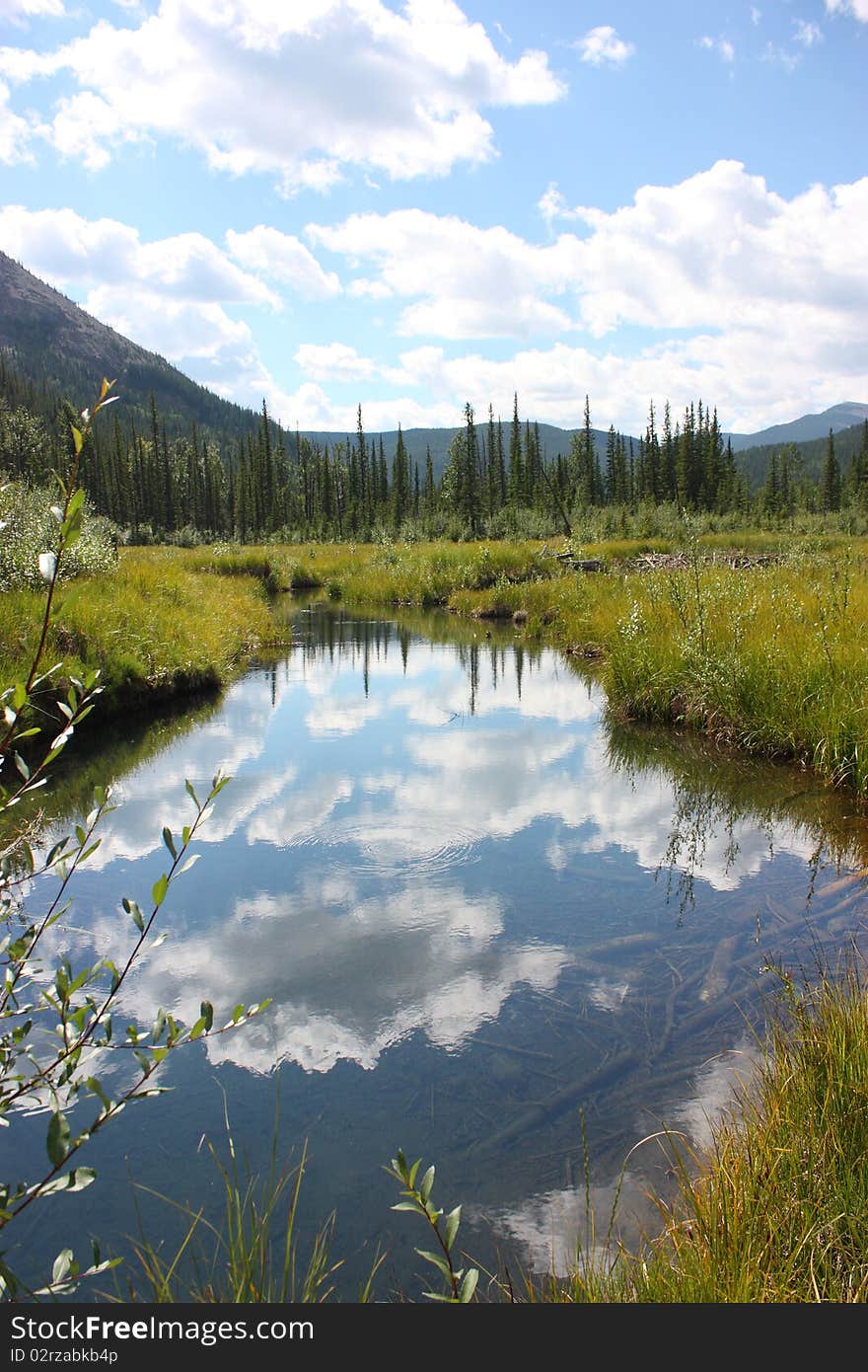 Sky Reflecting on Beaver Pond