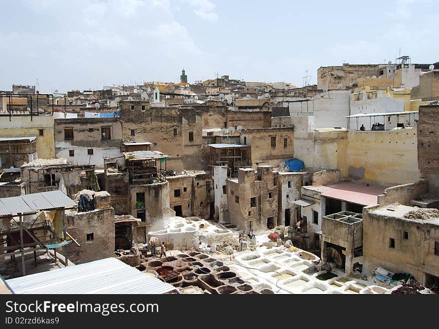 Tannery In Fes