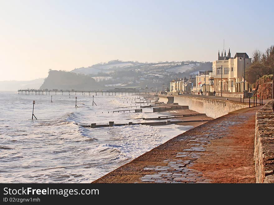 Teignmouth in winter