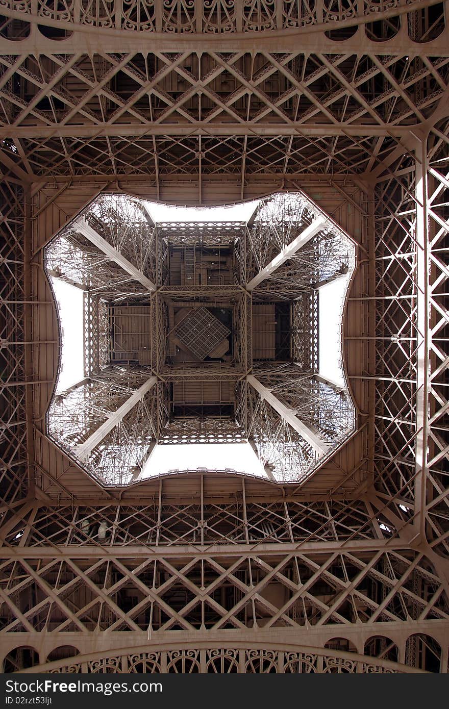 Inside Of The Eiffel Tower