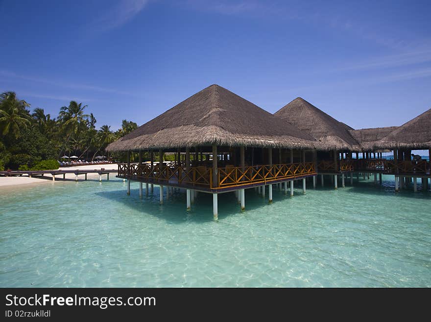 Water villa in Maldives