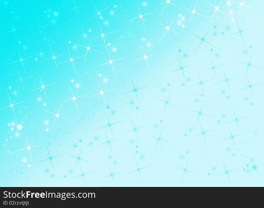 Christmas stars on blue white background. Christmas stars on blue white background