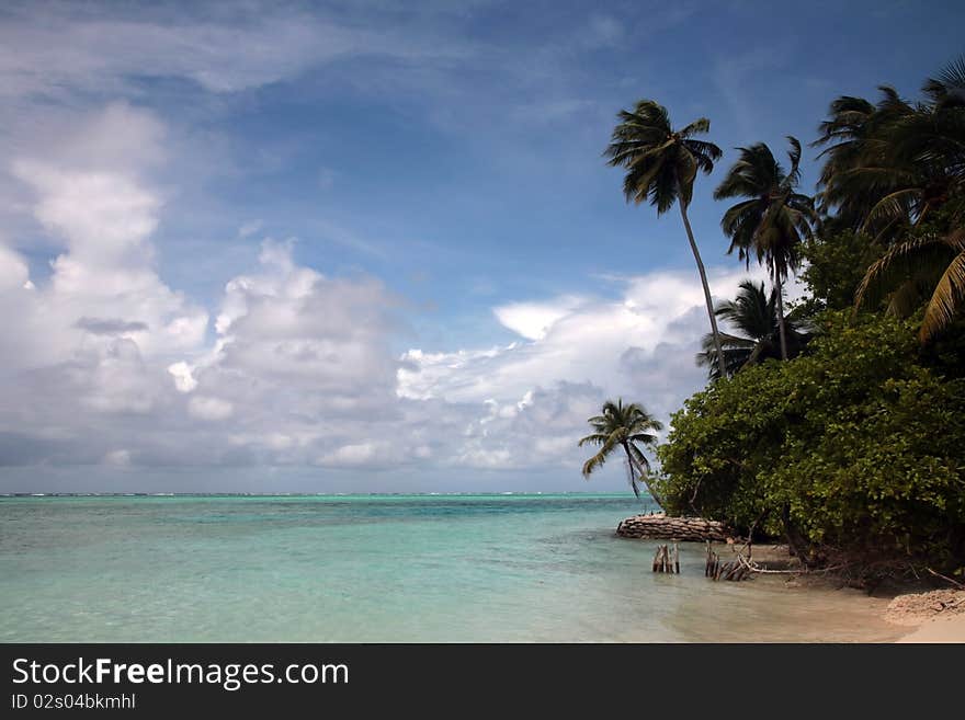 Maldives beach