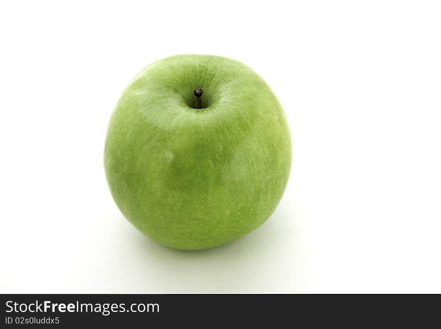 Green ripe healthy Granny Apple. Green ripe healthy Granny Apple