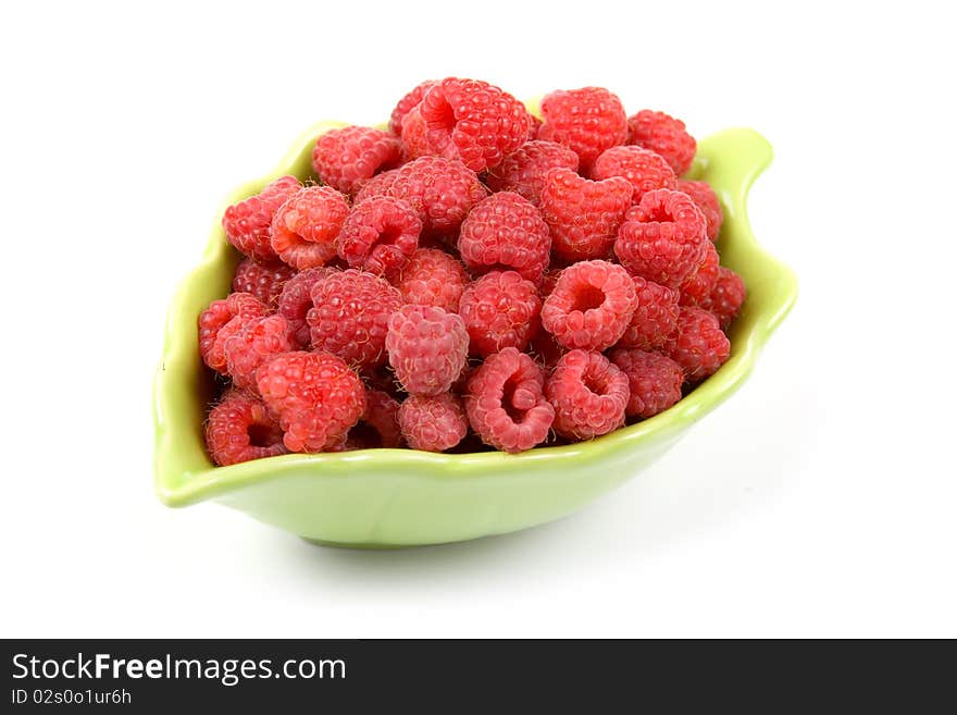 Ripe raspberries