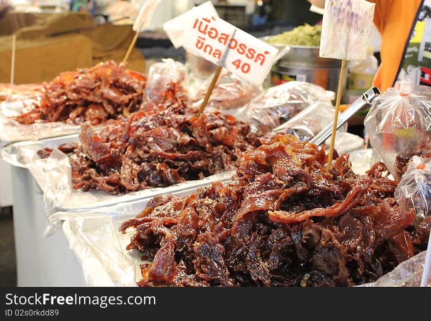 Heaven Meat at Lampang, Thailand.
It was delicious. If you try to eat it.
10$/Kg.