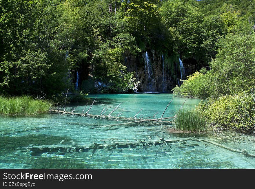 Plitvice natural park, photo taken in Croatia