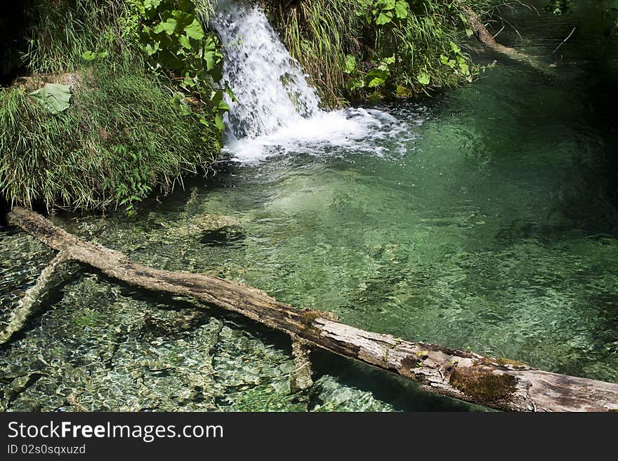 Plitvice natural park, photo taken in Croatia