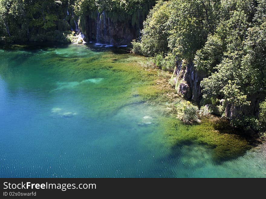 Plitvice natural park, photo taken in Croatia