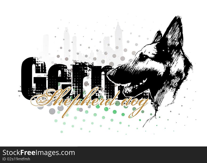 German shepherd dog