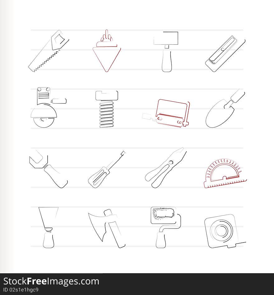 Building and Construction Tools icons