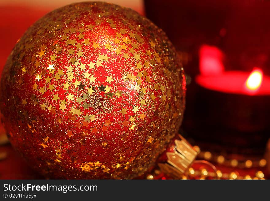 Macro Of Glass Ball