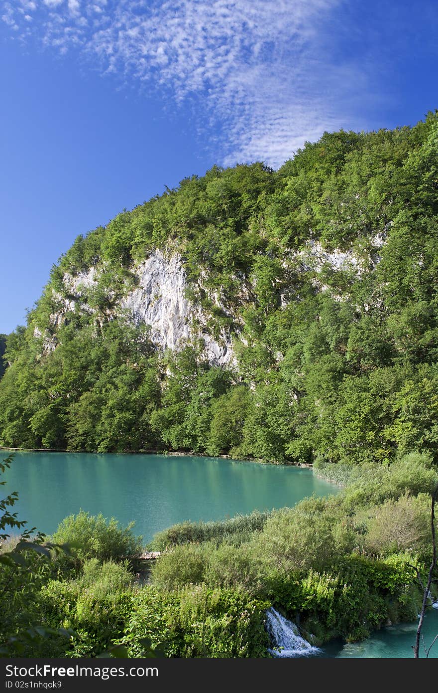 Plitvice natural park, photo taken in Croatia