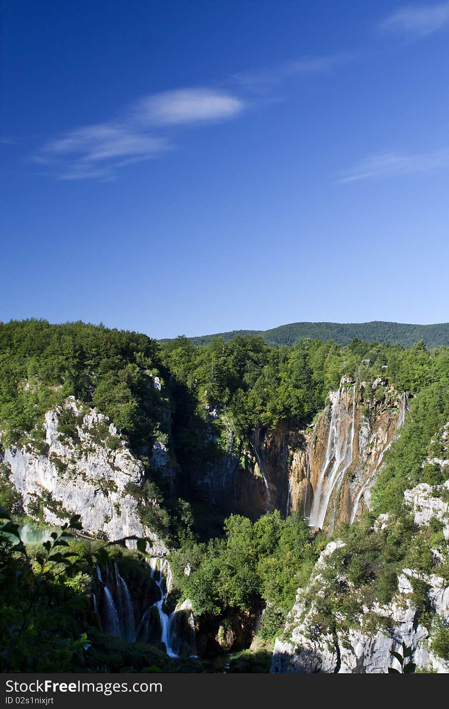 Plitvice natural park, photo taken in Croatia