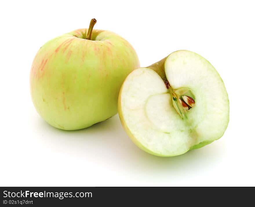 Apples isolated on white background