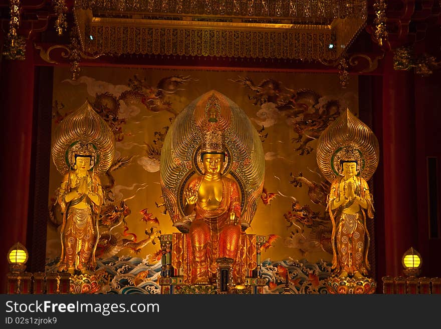 Buddha Tooth Relic Temple in Singapore.