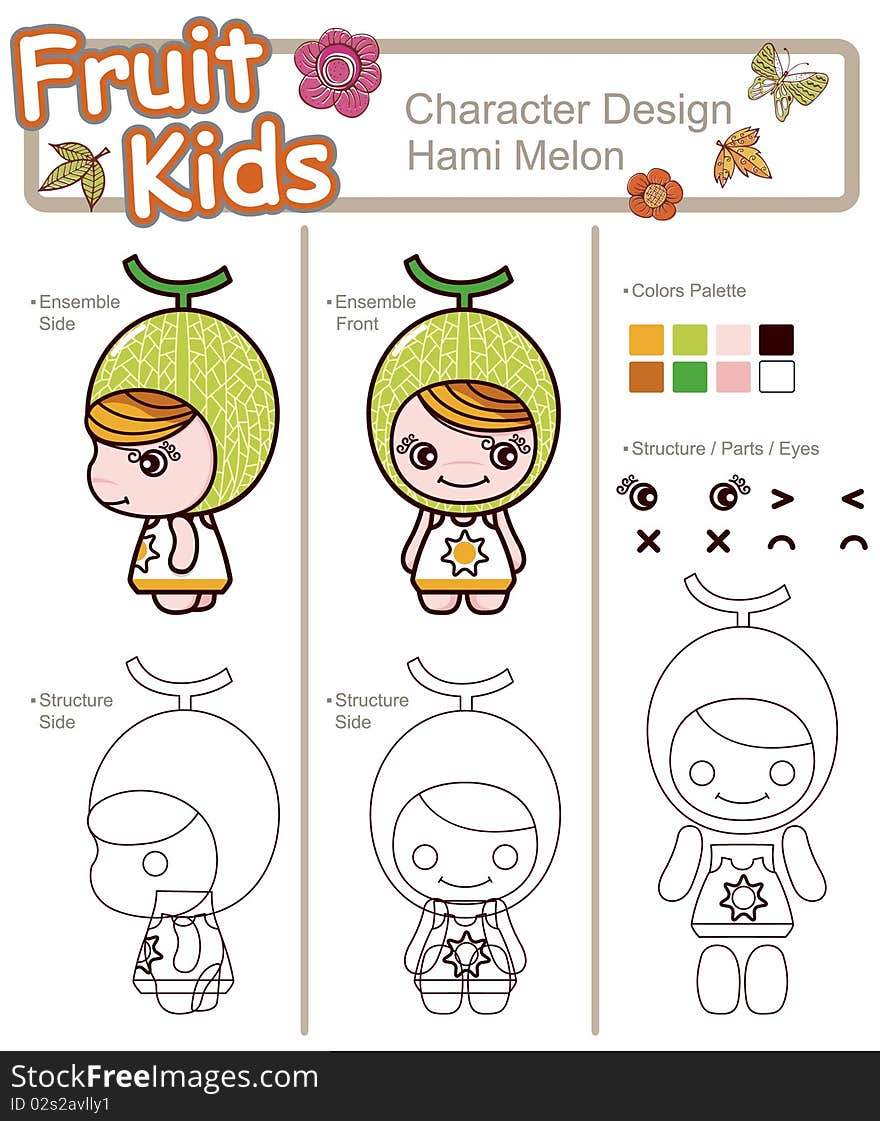 Fruit And Vegetable Baby ------ Hamimelon