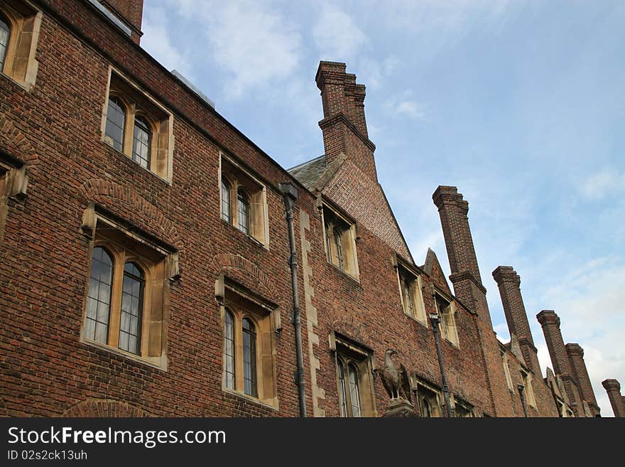 Row of characteristic English houses (Cambridge, UK). Row of characteristic English houses (Cambridge, UK)