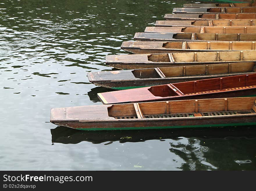 Detail of the punts