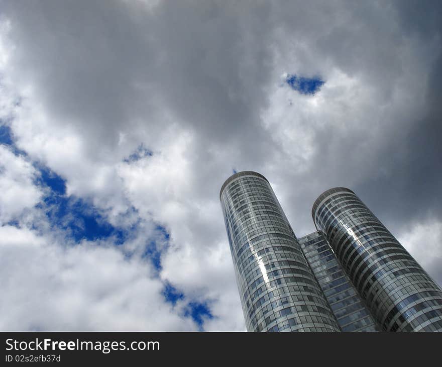 Building and sky