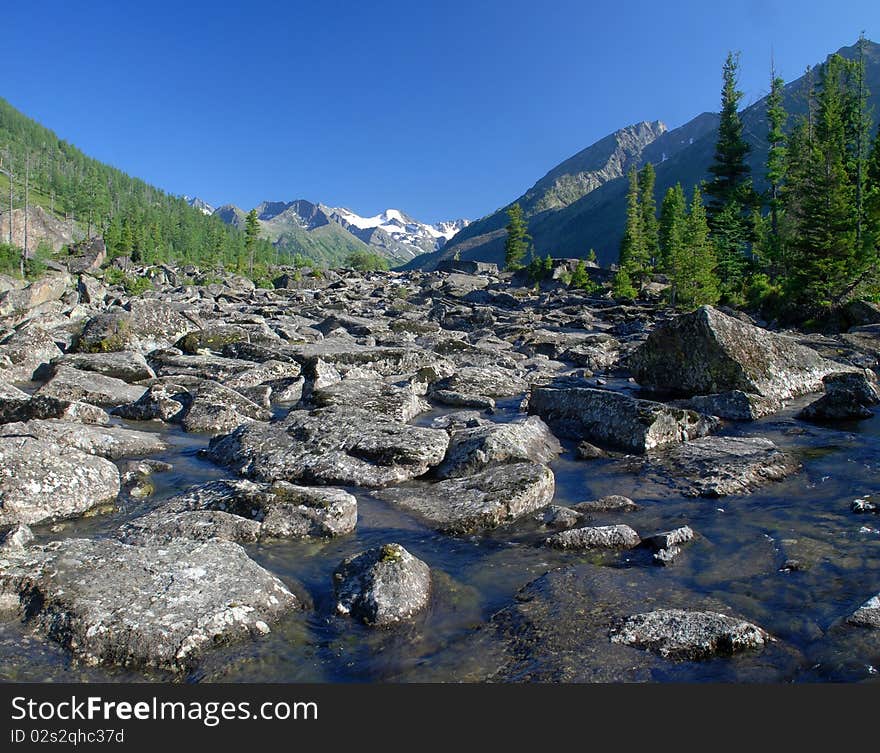 Beautiful Landscape In Altai Mountains