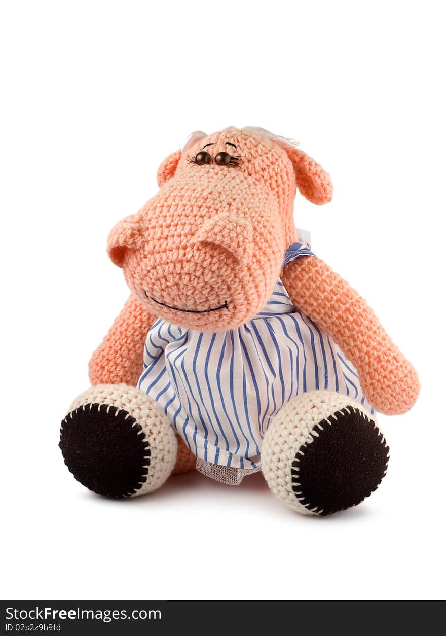 Soft toy hippopotamus