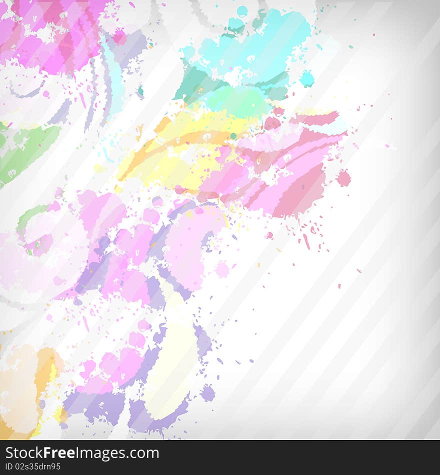 Abstract colorful background in grunge style