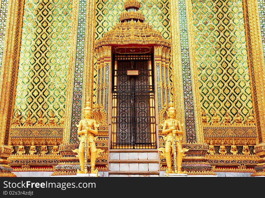 Famous Thailand's landmark, Grand Palace in Bangkok. Famous Thailand's landmark, Grand Palace in Bangkok