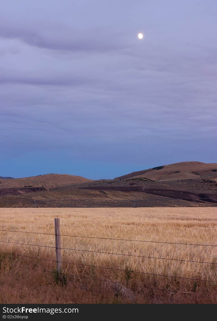 Farm land near Wolverine Canyon, Foothills of Blackfoot Idaho. Farm land near Wolverine Canyon, Foothills of Blackfoot Idaho