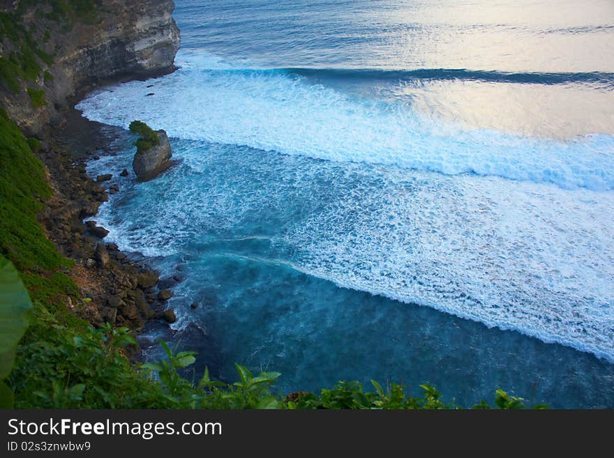 Precipice near Uluwatu Temple