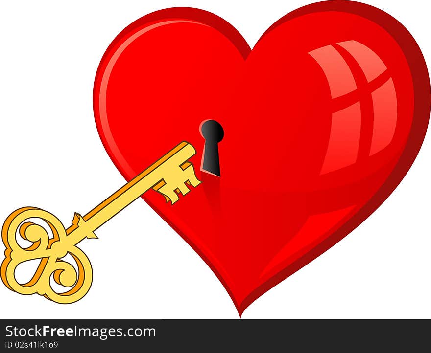 Golden key opens the heart