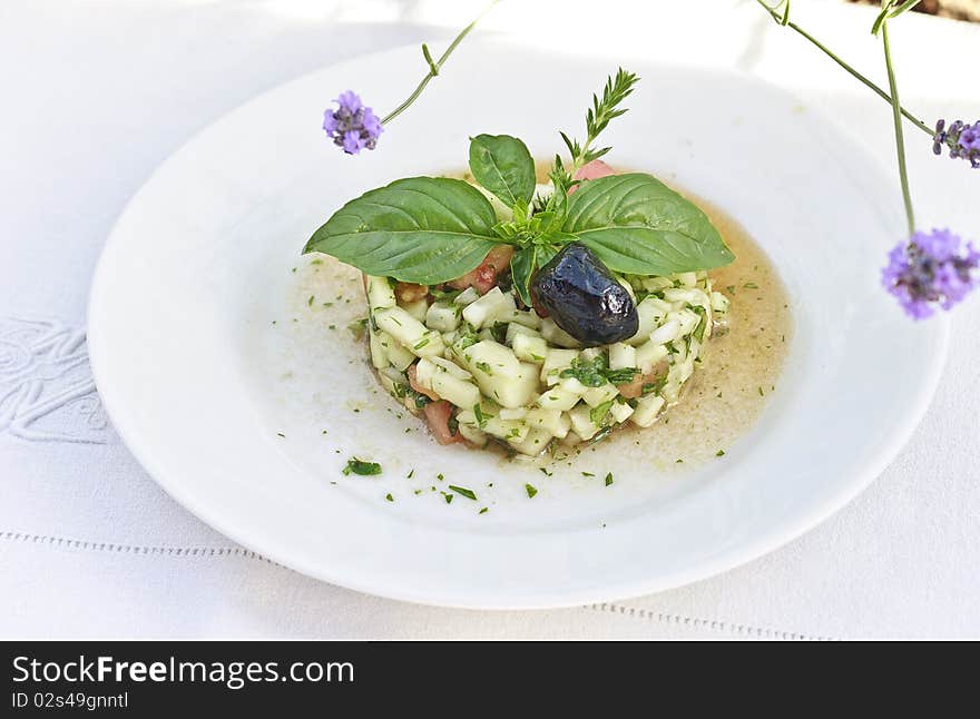 Carpaccio With Vegetables