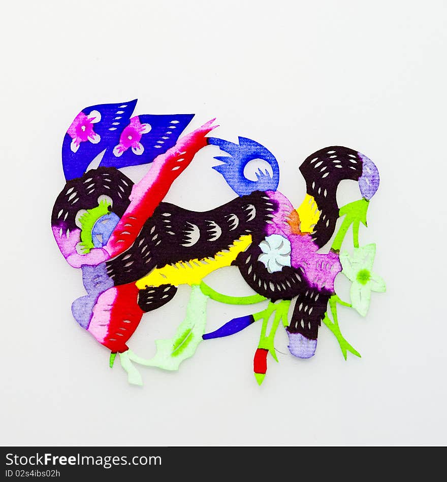 This is a picture of the Chinese paper cutting. Paper-cutting is one of the traditional Chinese arts and crafts. This is a picture of the Chinese paper cutting. Paper-cutting is one of the traditional Chinese arts and crafts.