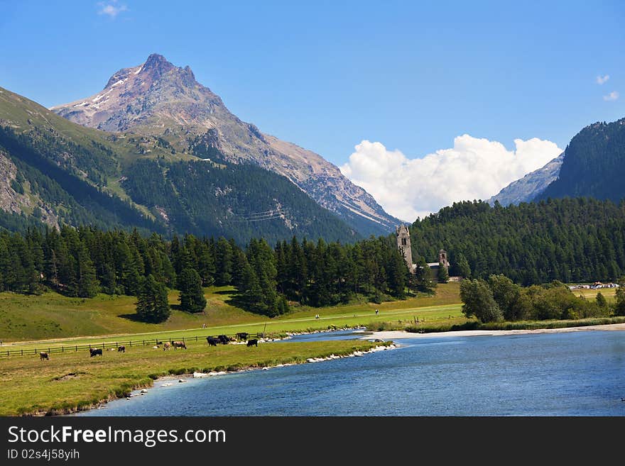 Alpine lake