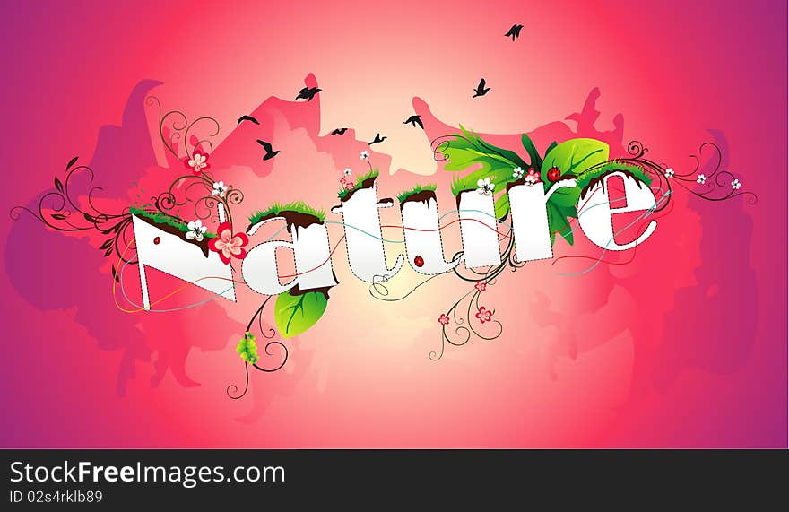 Background Flower Illustration