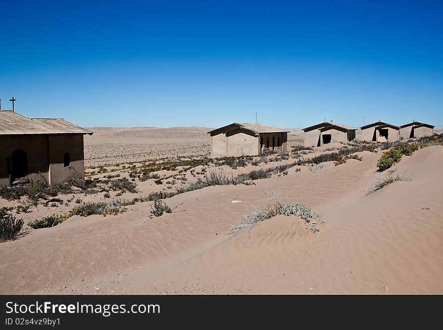 Town Kolmanskop in Namibia