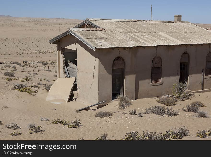 Town Kolmanskop in Namibia