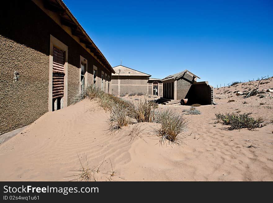 Town Kolmanskop In Namibia