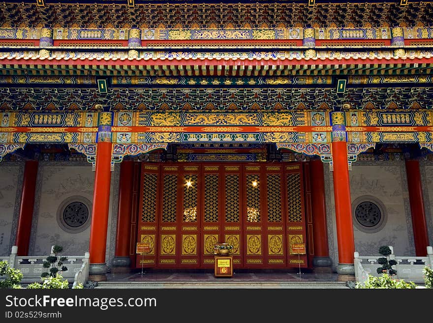 The chinese Temple in Bangkok, Thailand. The chinese Temple in Bangkok, Thailand