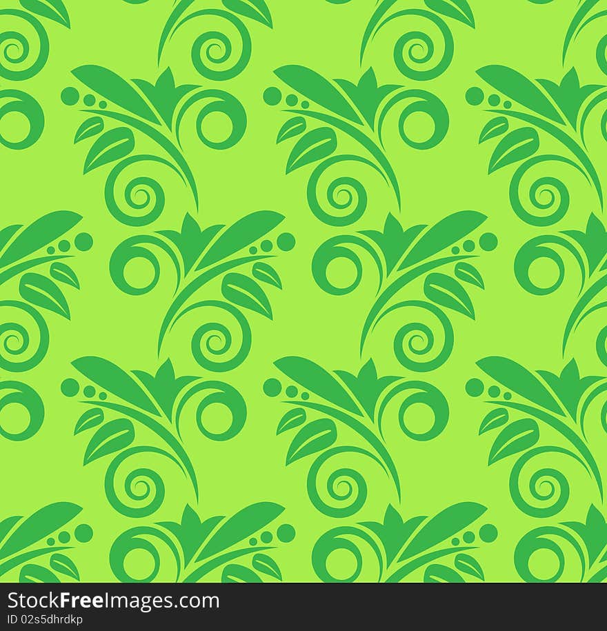 Seamless texture with floral ornate. Seamless texture with floral ornate