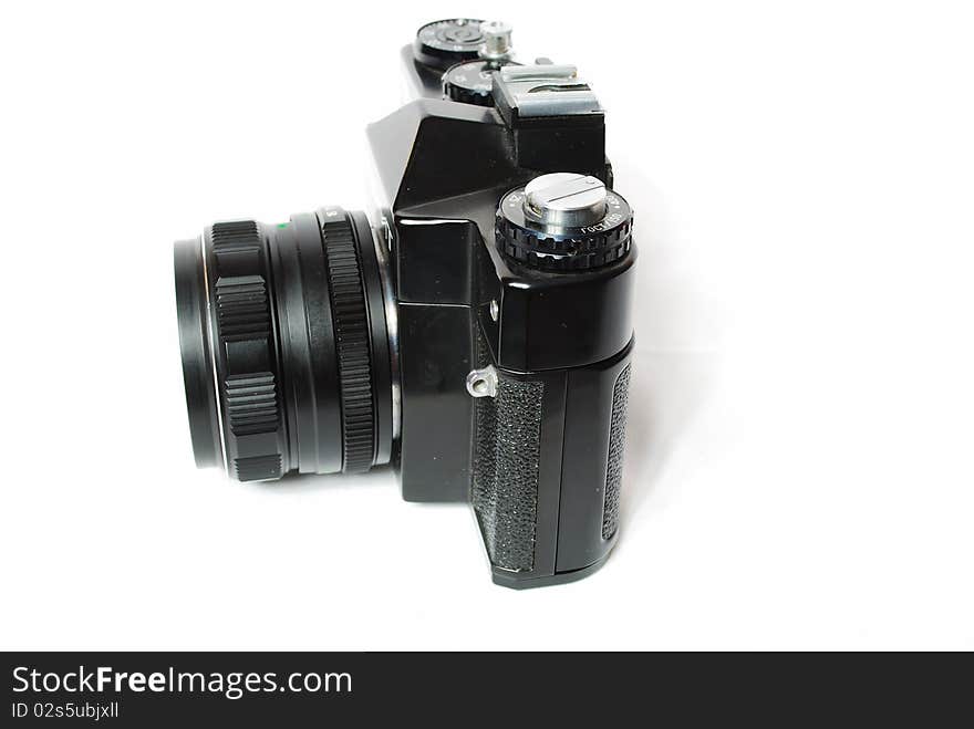 Film camera view from above