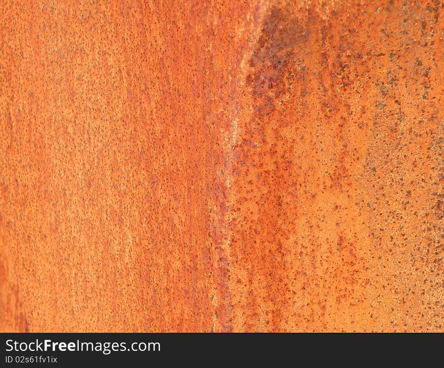 Rusted iron for background usage. Rusted iron for background usage