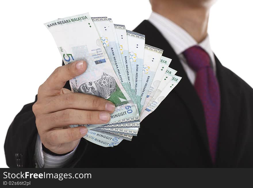 Businessman With Cash