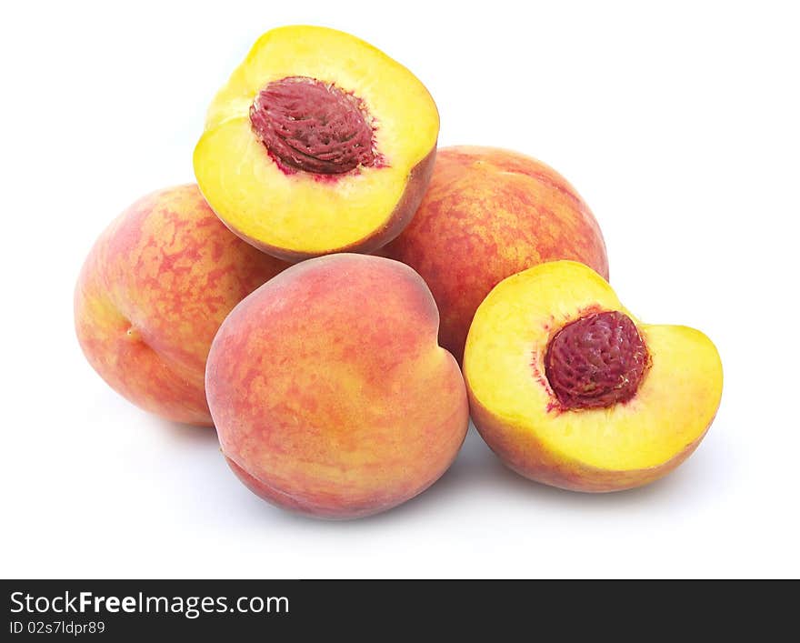 Ripe peaches