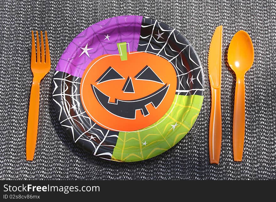 Halloween Table Setting